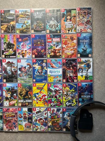 Collection de jeux Nintendo Switch 