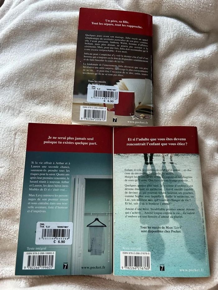 Lot de 3 livres de poches Marc Lévy - photo numéro 2