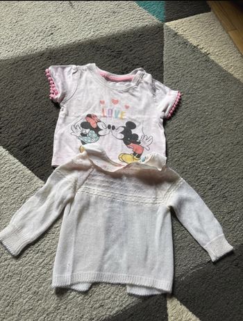 Gilet teeshirt 3 mois