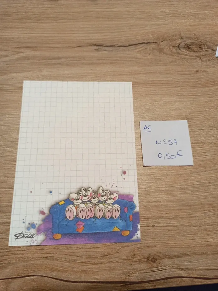 Feuille Diddl A6 57 0,50€