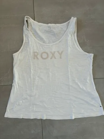Débardeur blanc cassé roxy