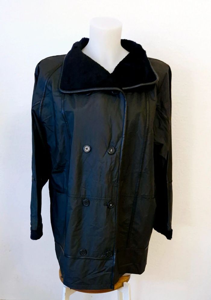 🤎 Manteaux noir pour femme taille M - photo numéro 2