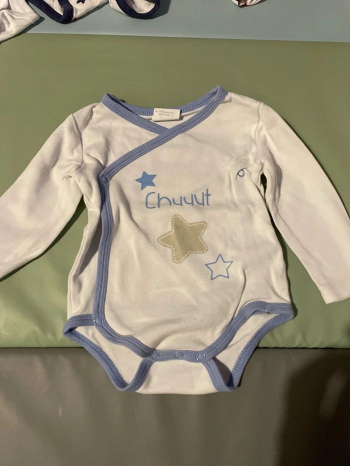 Lot de 5 bodies manches longues 6 mois - photo numéro 2