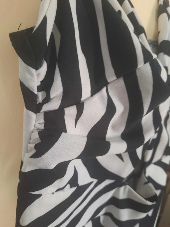 Combi-pantalon été noir et blanc Amisu 34 #lora11femme34 - photo numéro 4
