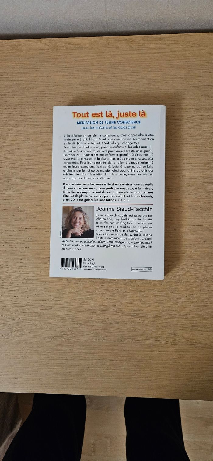 Tout est là juste là Jeanne Siaud-Facchin Odile jacob - photo numéro 2