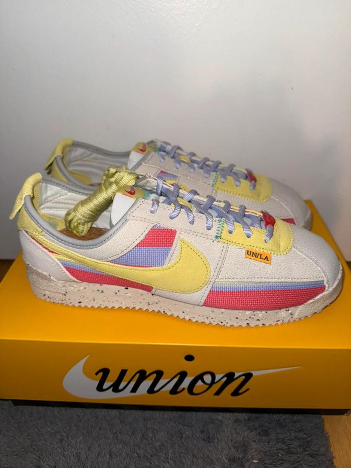 Nike Cortez Union SP Citron givré - photo numéro 11