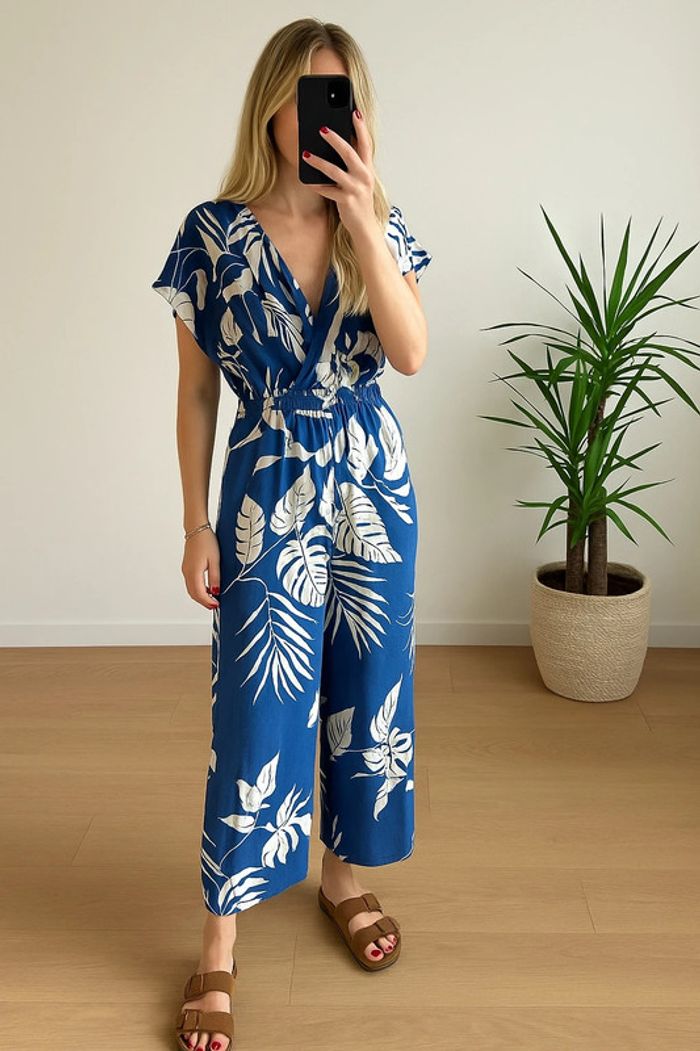 Combinaison imprimé tropical Mango – Taille XS