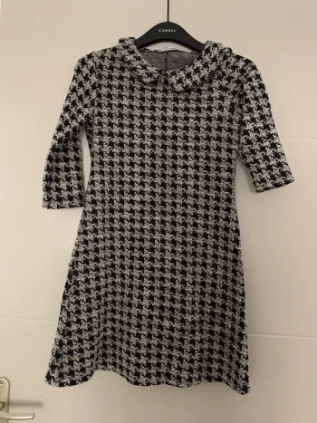 Robe tunique Mango noir et blanche taille XS