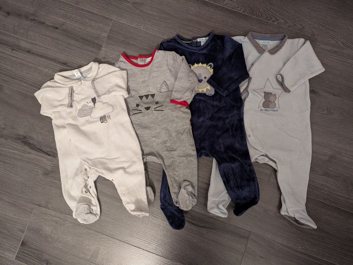 Lot de 4 pyjamas dors-bien Obaibi