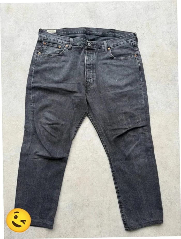 Jeans Levi's 501 W40 FR50 L32 coupe droite gris Homme Men pan582b - photo numéro 3