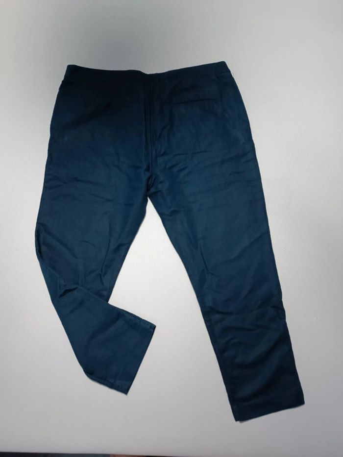 Pantalon toile bleu marine 44 - photo numéro 5