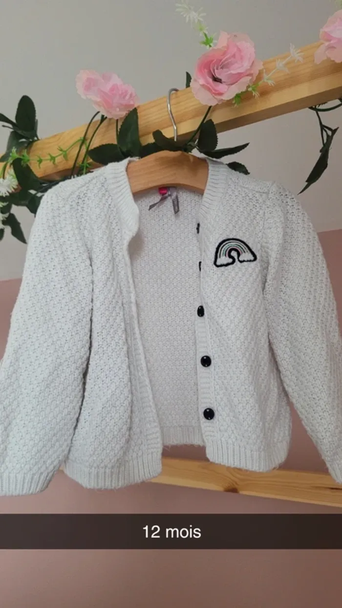 Gilet blanc epais