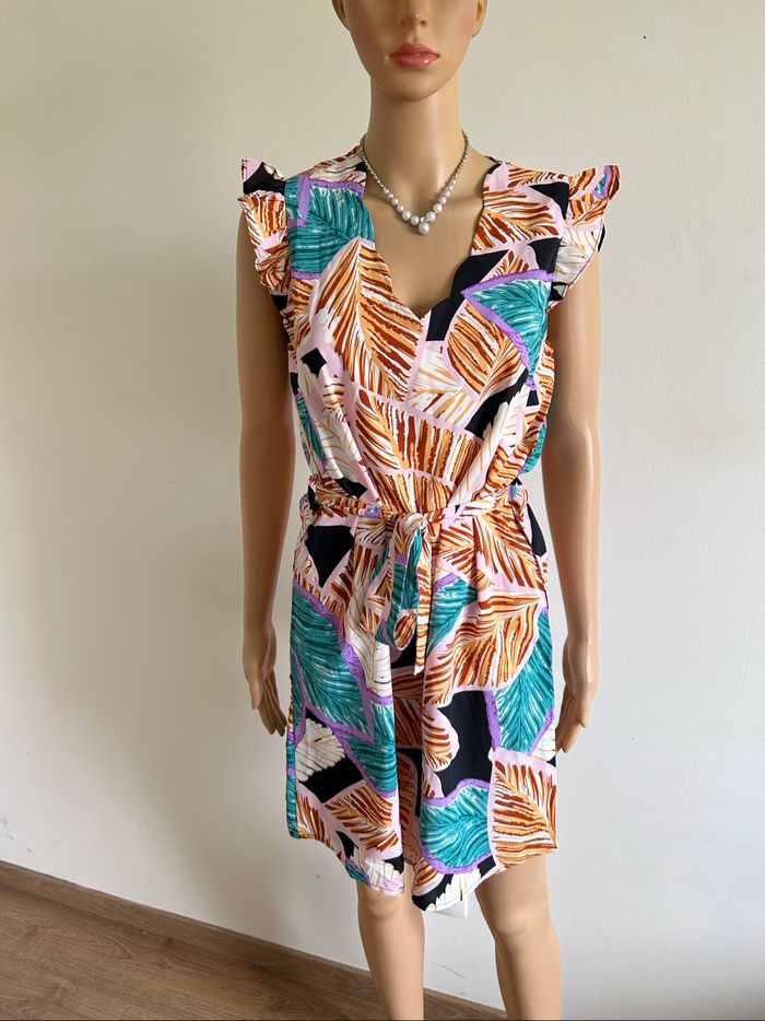 Robe imprimée neuve sans manches Ikoone & Bianka taille S/M
