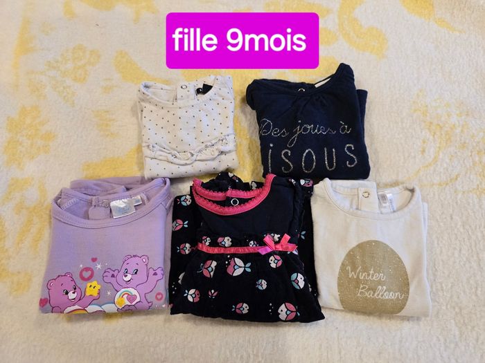 Lot Haut fille 9mois - photo numéro 3