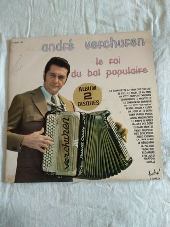 Album 2 disques 33 tours André Verchuren