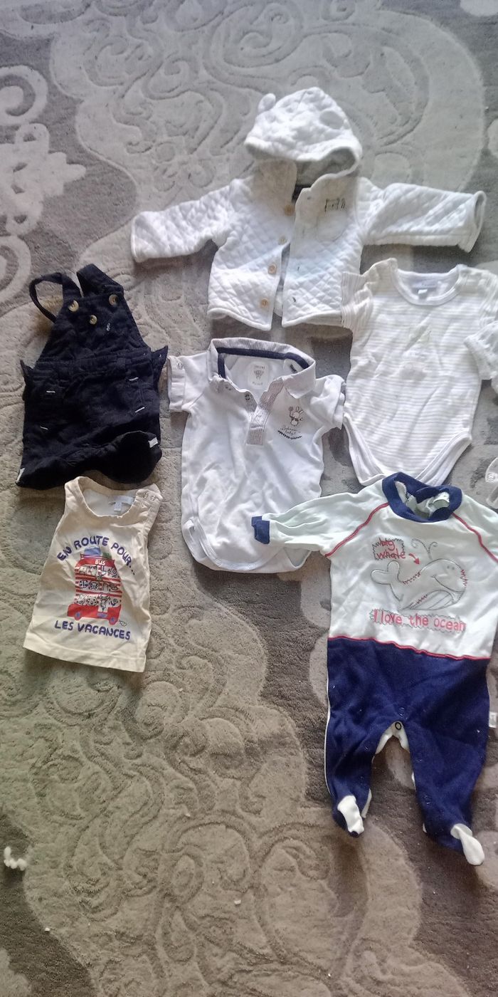 Lot vêtements naissance