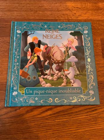 Livre Disney La reine des neiges Un pique nique inoubliable