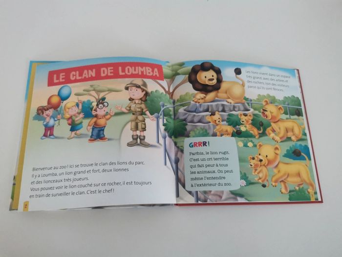 Livre Loumba le lion Mes animaux du zoo - photo numéro 5