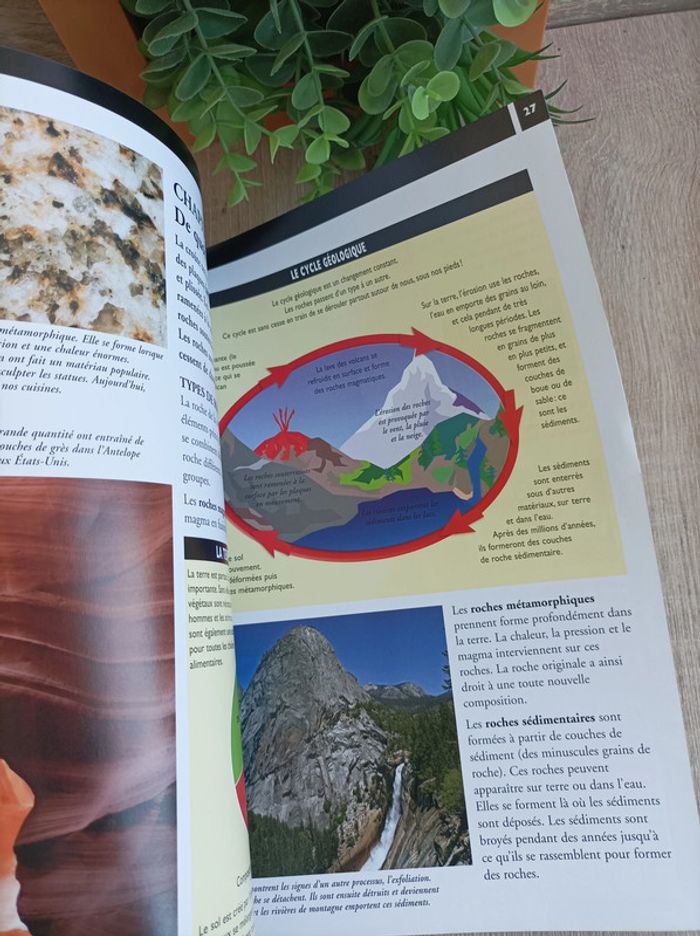 Livre planète Terre Noyau et croûte Terrestre Magazine - photo numéro 3