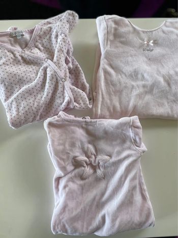 Pyjama bébé rose
