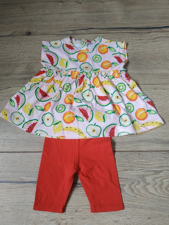 Ensemble petite fille 6M été