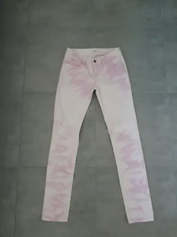 Jean droit ETAM Tye and dye