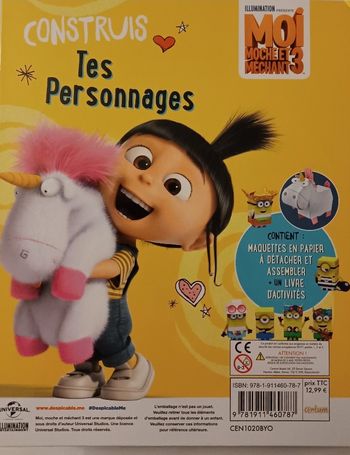 Livre activités " moi moche et méchant