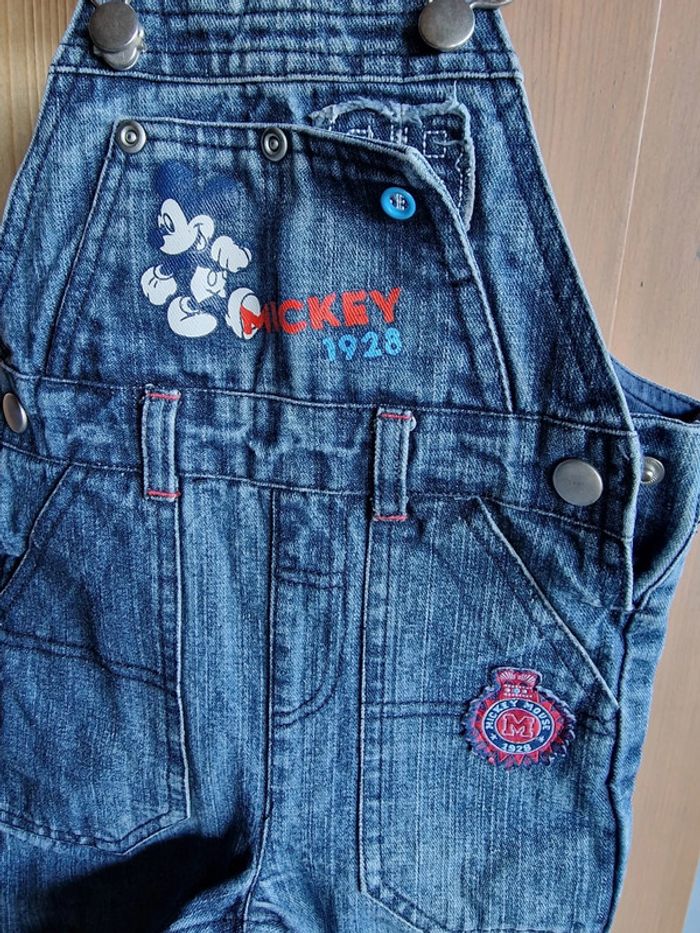 Salopette Mickey Disney taille 12 mois - photo numéro 2