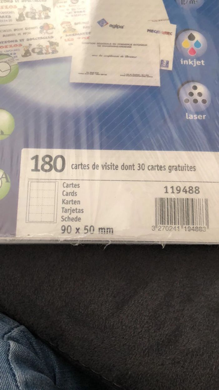 Lot cartes de visite - photo numéro 3