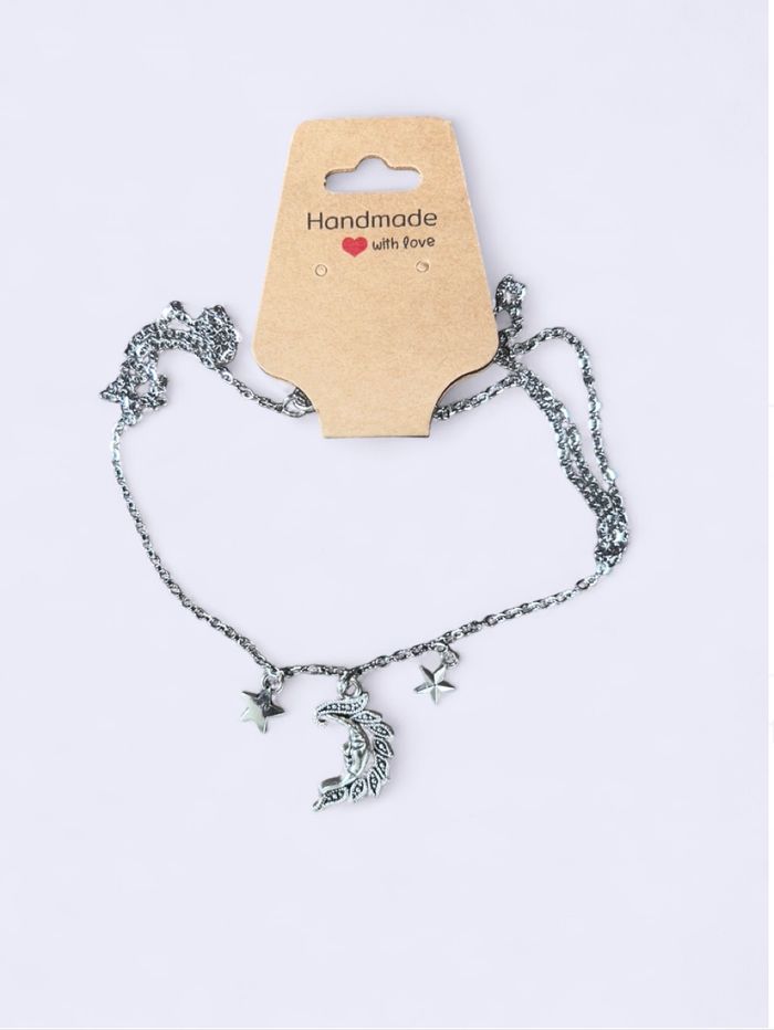 Collier argent lune - photo numéro 2
