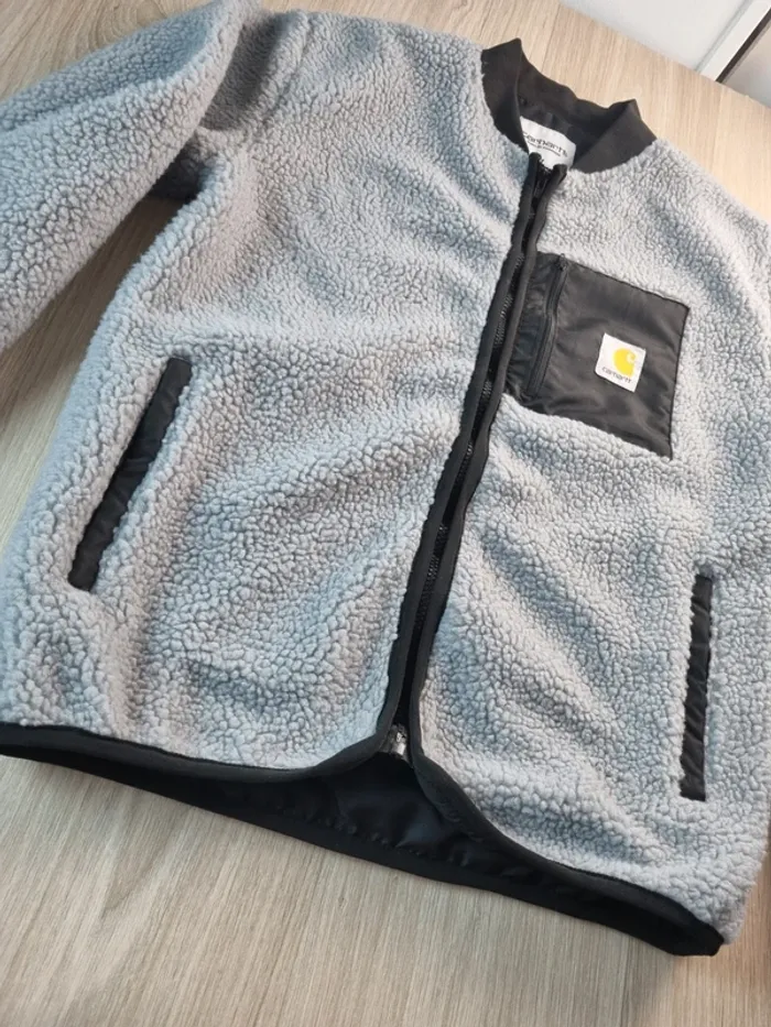 Polaire Carhartt gris/noir Homme Taille M - photo numéro 3