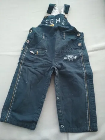 Salopette marine 2 ans