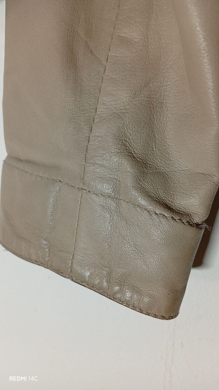 Blouson cuir agneau 40, Burton of London beige - photo numéro 5