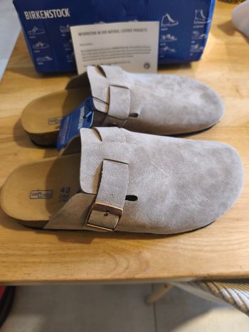 Birkenstock Boston grise