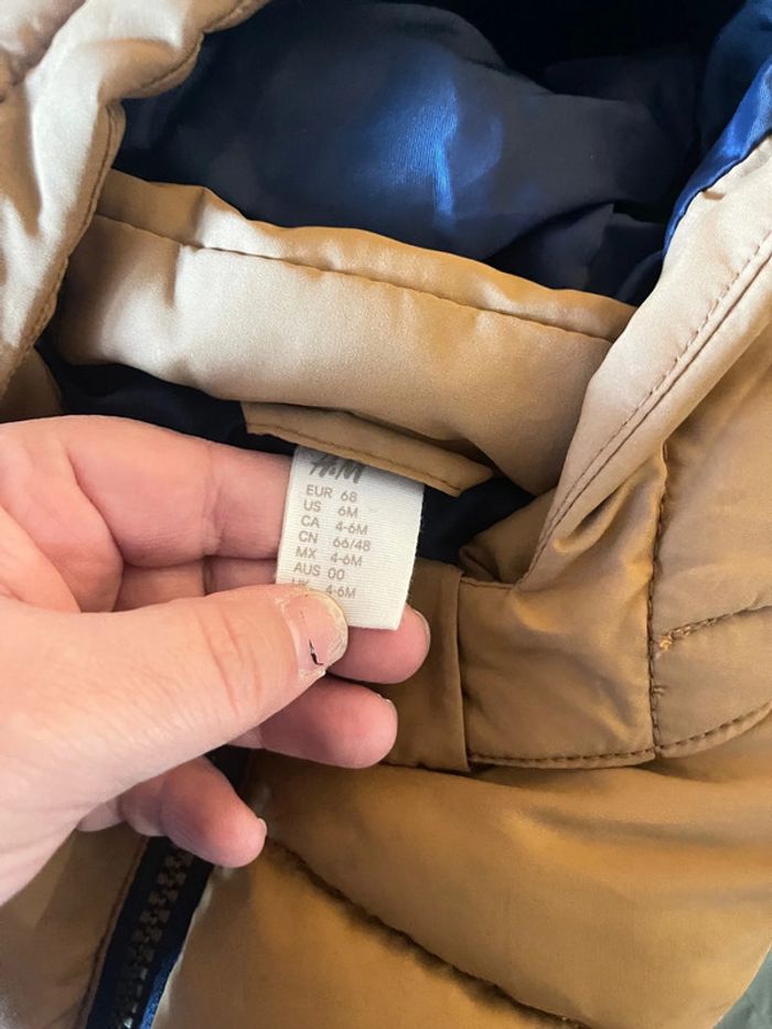 Doudoune sans manches garçon 6mois - photo numéro 2