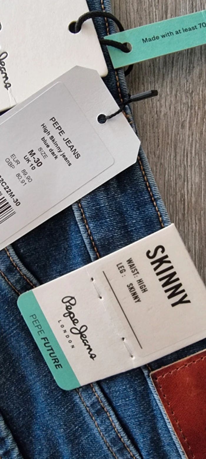Jean Skinny Pepe Jeans - Taille Haute - photo numéro 5