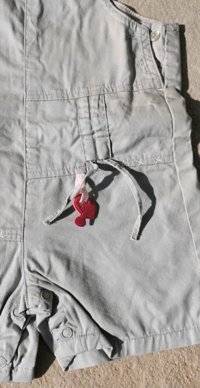 Salopette short Combishort petites canailles 1 an - photo numéro 3