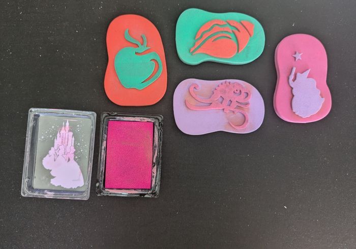 Lot 4 tampons mousses Disney princesses - photo numéro 3