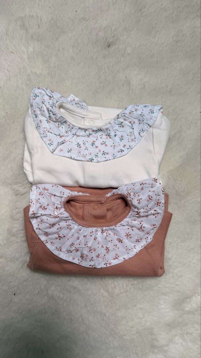 Lot de 2 body Vertbaudet