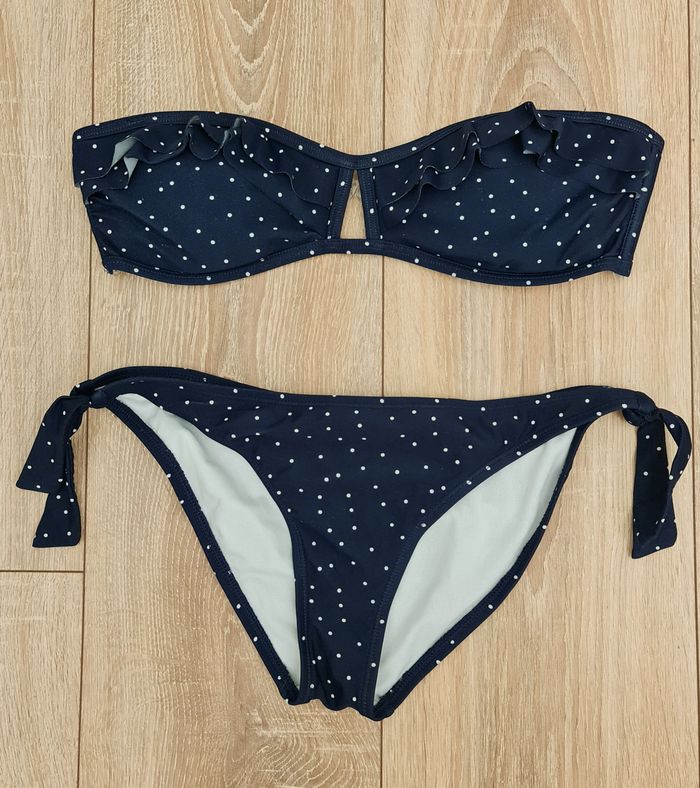 T. 40 (L) - Joli Bikini à pois