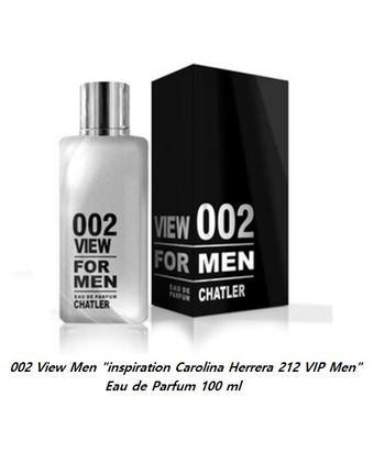 002 View Men "inspi Carolina Herrera 212 VIP Men" Eau de Parfum 100 ml
