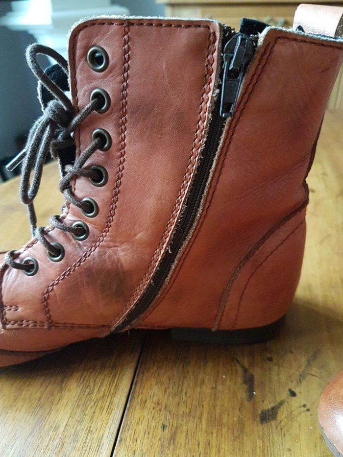 Bottines MEXX tout cuir 38 - photo numéro 9