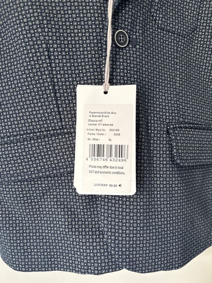 👔 veste de costume /blazer- garçon 5 ans - Papermoon- neuf avec étiquette - photo numéro 3