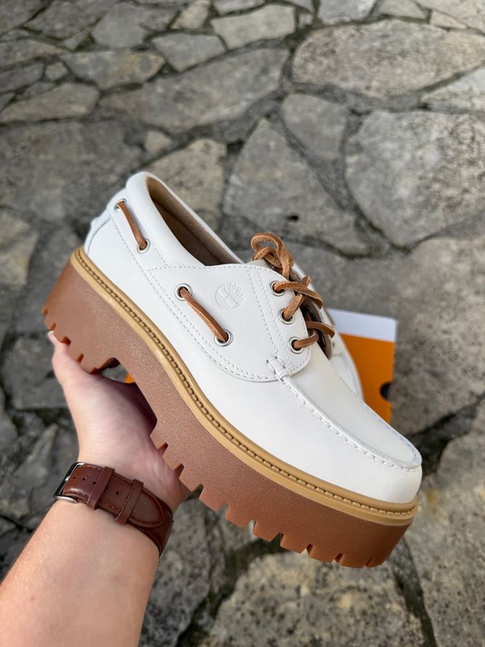 Loafers Timberland Stone Street crème 39