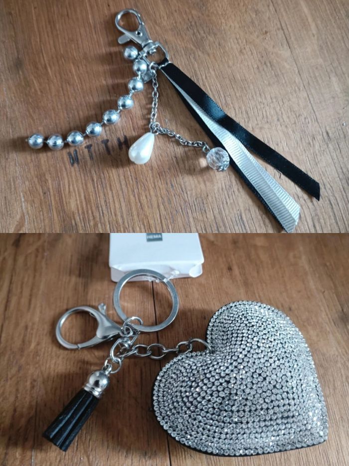 Lot bijoux de sac/ porte clé