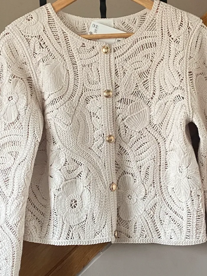 Gilet veste façon crochet - photo numéro 3