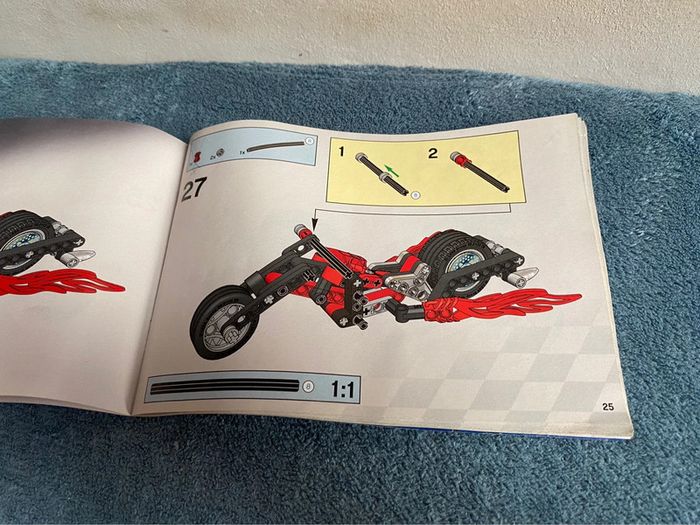 Lot de 2 lego 8645 racers power racers. Muscle slammer bike complète - photo numéro 15