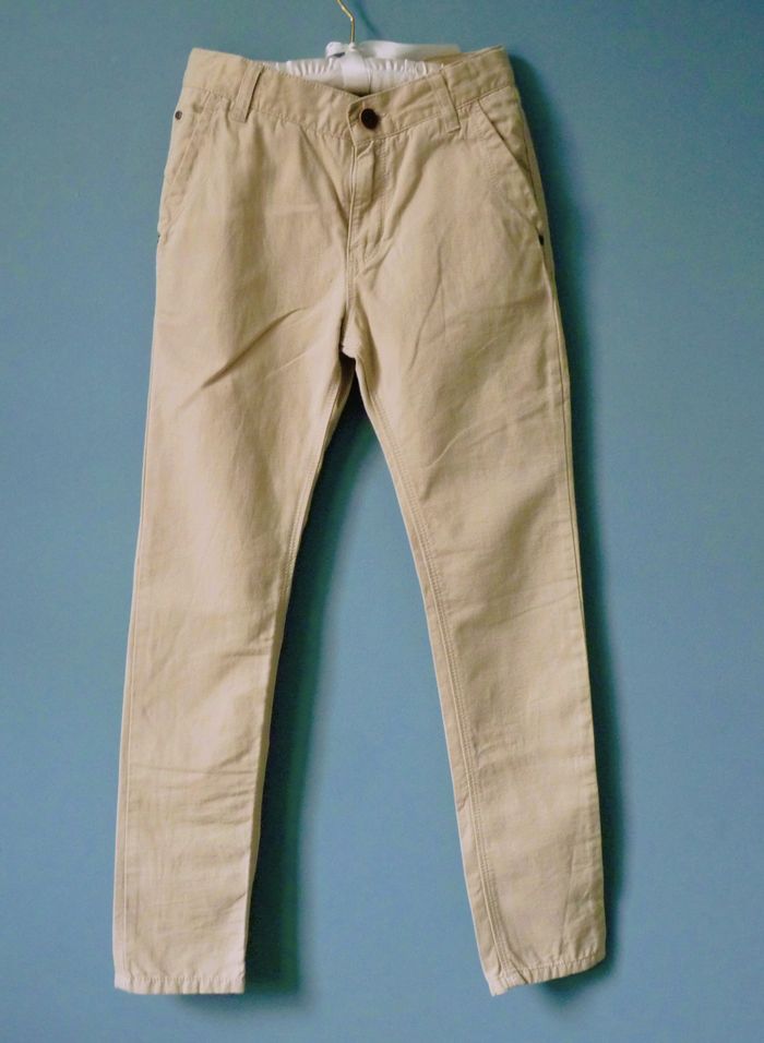 Pantalon Garçon Hugo Boss 10 ans Neuf Lin beige collection été