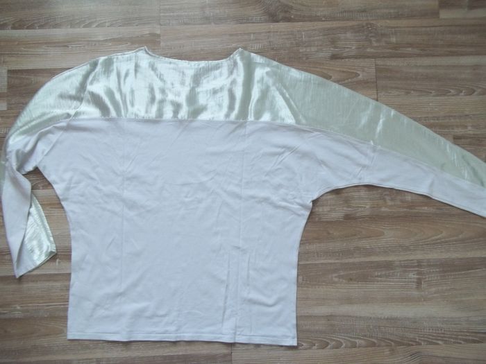 T-shirt blanc brillant La Redoute XL - photo numéro 3