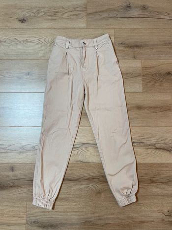 Pantalon cargo beige